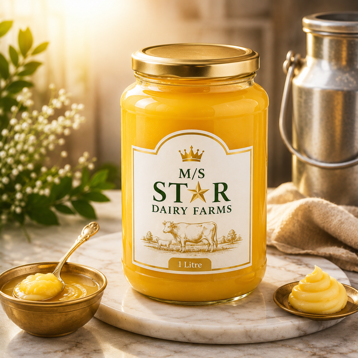 1 Litre Jar A2 Ghee